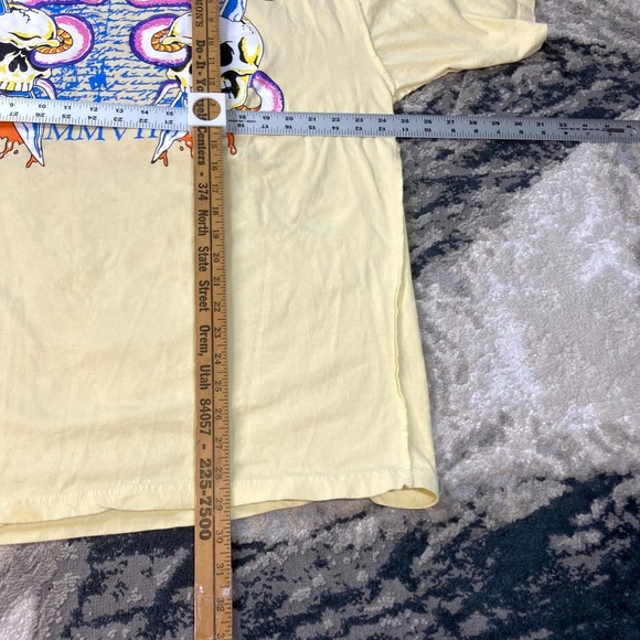 Y2K Grunge Blac Label T Shirt Sz 2XL Band AOP Forbidden MMVII Skull Snake Sword - Picture 8 of 11